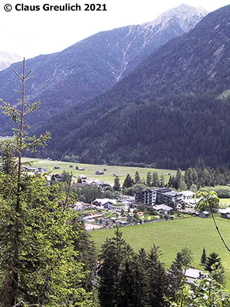 Foto: Blick auf die Alpenrose (vom Weg zur Gibler-Alm)