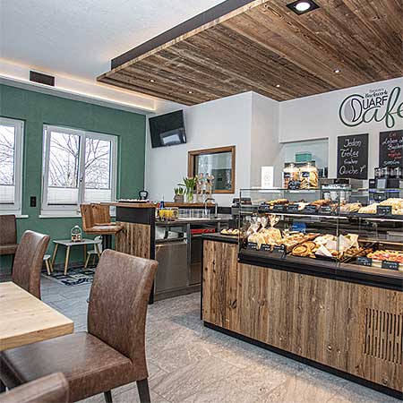 Innenansicht des Duarf Café