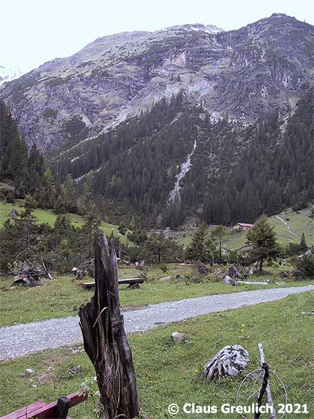 Foto: Die Rossgumpenalm im Höhenbachtal